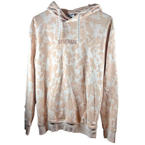 Gymshark Pink Camo Womens Size XS Extra Small Pullover Hoodie Athletic Gym